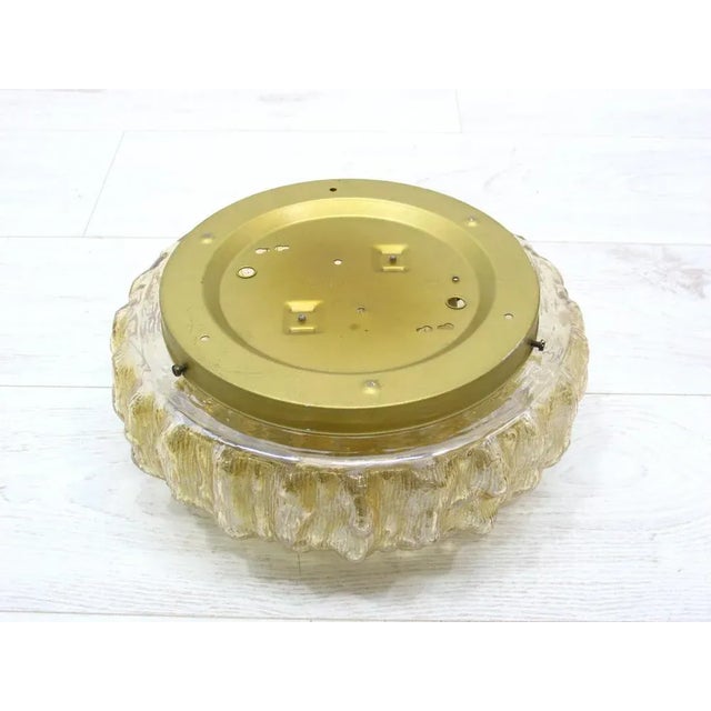 1960s Industrial Corner Lamp in Glass, 1960s For Sale - Image 5 of 9