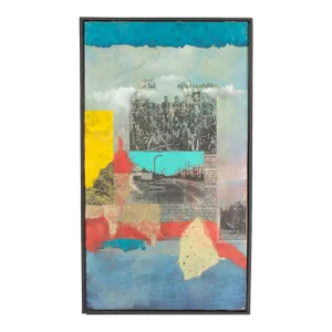 Mixed Media Painting and Collage by Anthony Louis Popcheff