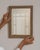 Cerused oak wall mirror in Weathered Whitewash. The weathered whitewash surface highlights simple rectangular molded...