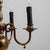 Metal 20th Century Belgian Colonial Revival Brass Three-Arm Chandelier For Sale - Image 7 of 18