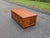 Tiger Oak Mission Style Coffee Table With Cedar Lined Drawers For Sale - Image 12 of 17