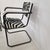 Metal Bauhaus-Style Cantilever Dining Set in Steel, 1970s, Set of 4 For Sale - Image 7 of 18