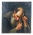 Alfonso Grassi, An Old Man on a Stick, 1960s, Oil Painting on Canvas For Sale