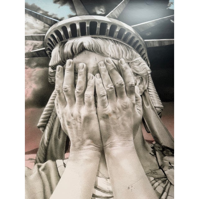 Gee Vaucher, Oh America, 1989, , Exhibition Poster, 2019 “Art Strike Back….” Printed in Denmark For Sale - Image 9 of 9