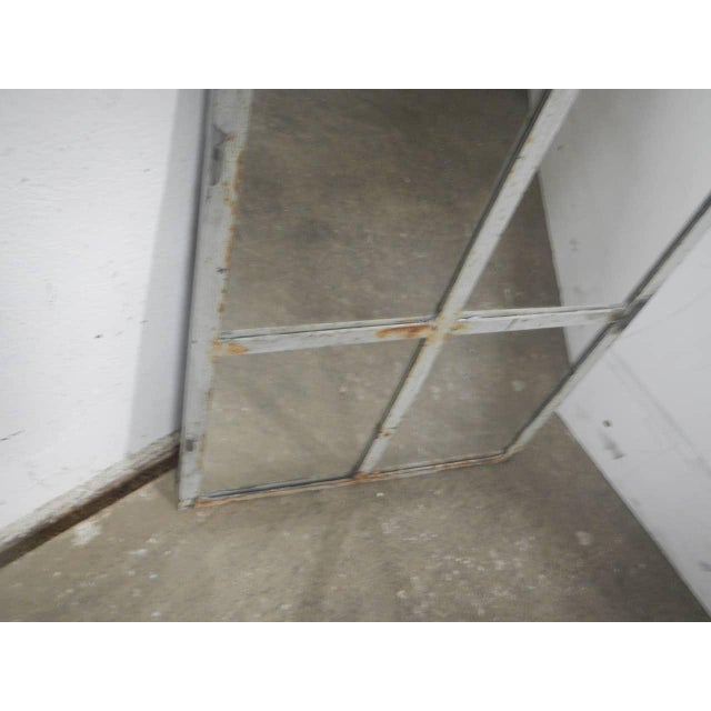Metal Window Iron Mirror, 1950s For Sale - Image 7 of 9