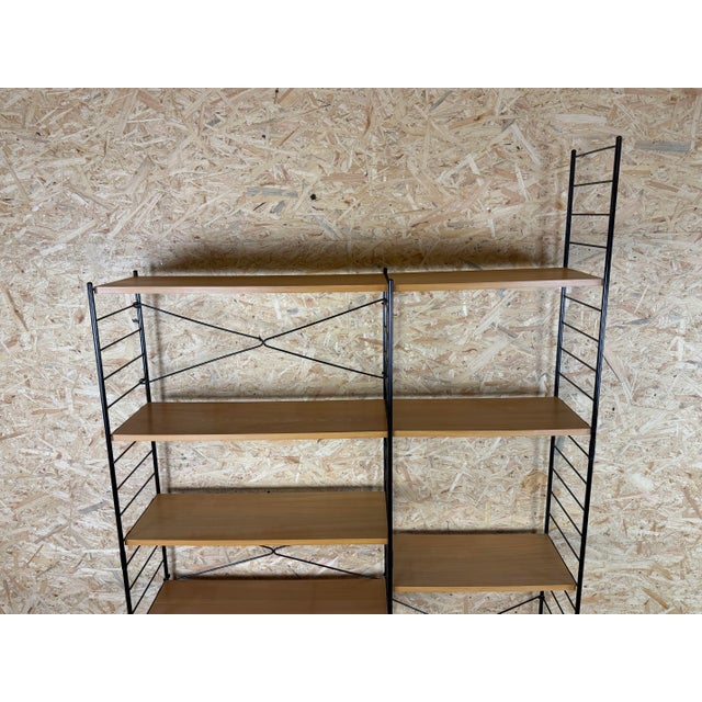 Mid-Century Ash Shelf Wall Unit from WHB Germany, 1960s For Sale - Image 6 of 18