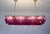 Murano Poliedri Chandelier with 138 Amethyst Glasses by Carlo Scarpa, 1990s For Sale - Image 9 of 18