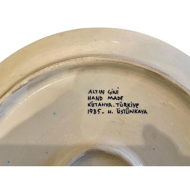 Turkish Decorative Dish from Altin Gini For Sale - Image 9 of 10