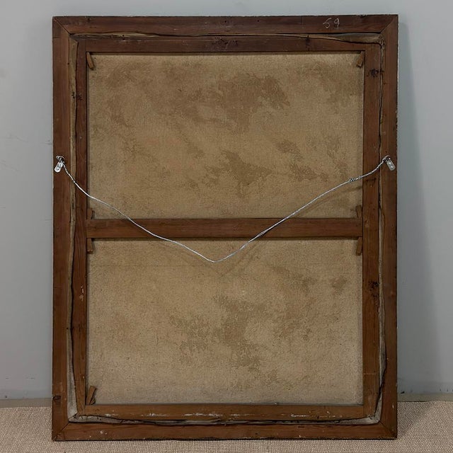 Framed Oil Painting on Canvas by Eugène Collignon (1876–1961) 'Banks of the Meuse River' For Sale - Image 16 of 16