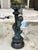 Vintage French Style Patinated Brass and Bronze Figural Cherub Putti Candlesticks - A Pair For Sale In Denver - Image 6 of 13