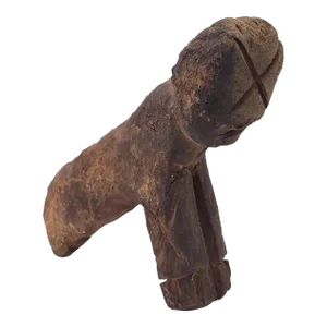 Circa 19th Century Curious Rustic Stone Idol, Europe