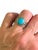 Sterling Turquoise Band Ring Sz 7 New ! For Sale In New York - Image 6 of 6