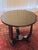 1930s Art Deco Round Pedestal Black Lacquer Table, 1930s For Sale - Image 5 of 12