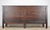 Mid 20th Century Reclaimed Mission 86.125 In. Golden Oak Red Vinyl Bench For Sale - Image 12 of 15