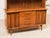 Styled After Mid 20th Century Kent Coffey Foreteller Mid-Century Modern Walnut China Cabinet For Sale In Los Angeles - Image 6 of 12