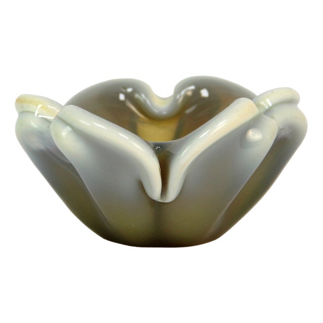 Murano Glass Bowl, 1940s For Sale