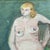 Figurative 1970’s Original Abstract Expressionist Female Nude in Interior Naive Painting For Sale - Image 3 of 4