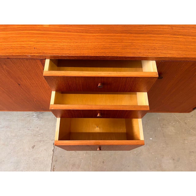 Vintage Sideboard in Teak Veneer, 1960s For Sale - Image 9 of 11