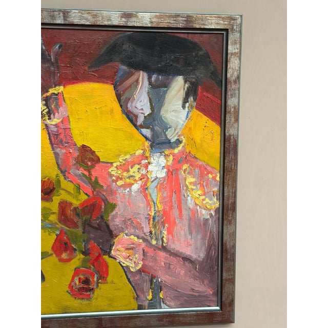 Gösta Lewin, Matador, 1969, Oil Painting on Canvas, Framed For Sale - Image 4 of 18