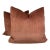 22" Dusty Rose Velvet Pillows-a Pair For Sale
