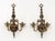 Dutch Style Bronze Three-Branch Wall Sconces - Pair For Sale - Image 9 of 9