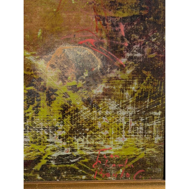 Petite Original Jean-Charles Bouloc Oil Painting of a Man.