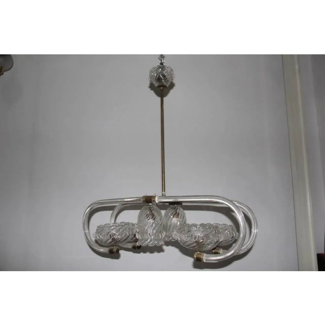 Murano Glass Chandelier from Barovier & Toso, 1940s For Sale - Image 6 of 11