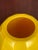 Robert Kuo Contemporary Yellow 12-Facet Vase Made from Peking Glass Purchased in mid 2000’s from Gump’s San Francisco, Ca....