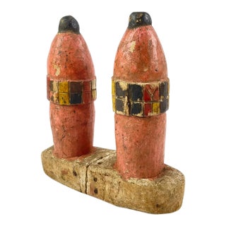 Early 20th Century Bozo Breast Fetish Carving Mali For Sale