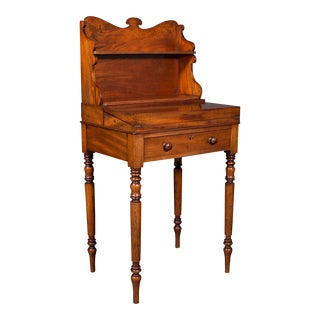 1860s Antique Victorian French Cedar Writing Desk For Sale