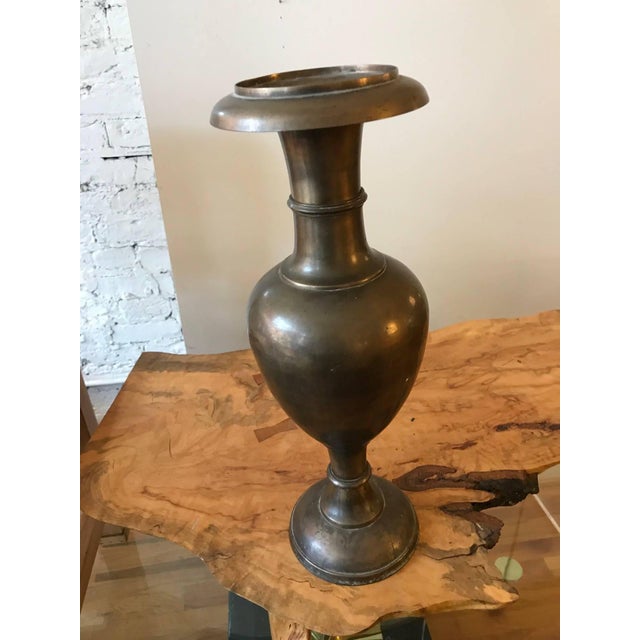 Kashmiri AngloIndian Brass Vase Chairish