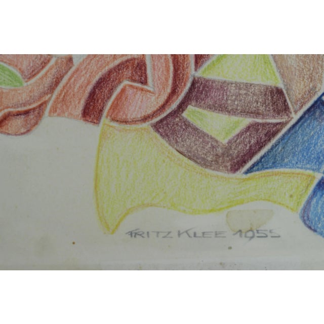 Fritz Klee, Abstract Composition, Germany, 1955, Drawing For Sale - Image 9 of 17