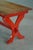 1920s Scandinavian Rustic Farmhouse Dining Table in Red Painted Pine, Sweden, 1920s For Sale - Image 5 of 17