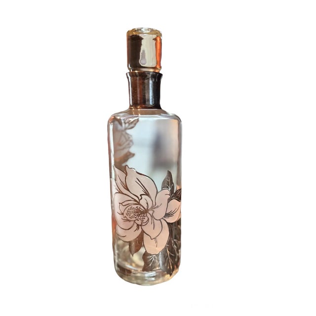 Silver Decanter Sterling Silver Overlay Rockwell 1950’s For Sale - Image 8 of 8
