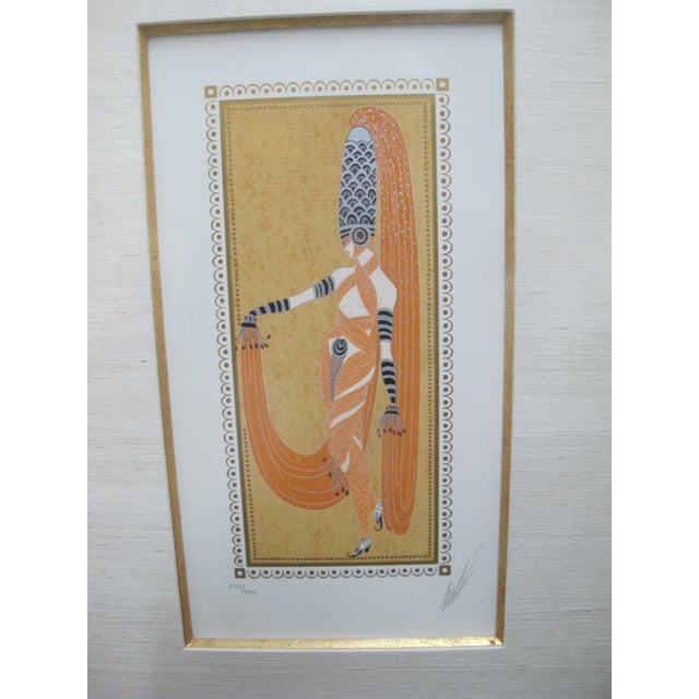 Erte Romain De Tirtoff Scheherzade Suite Art Deco Signed Serigraph Set of 4 For Sale - Image 13 of 18