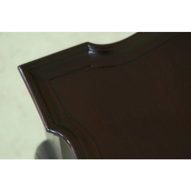 Wood Newport Mahogany Tea Tables - a Pair For Sale - Image 7 of 13