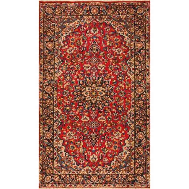 Middle Eastern Hand-Knotted Rug For Sale - Image 11 of 11