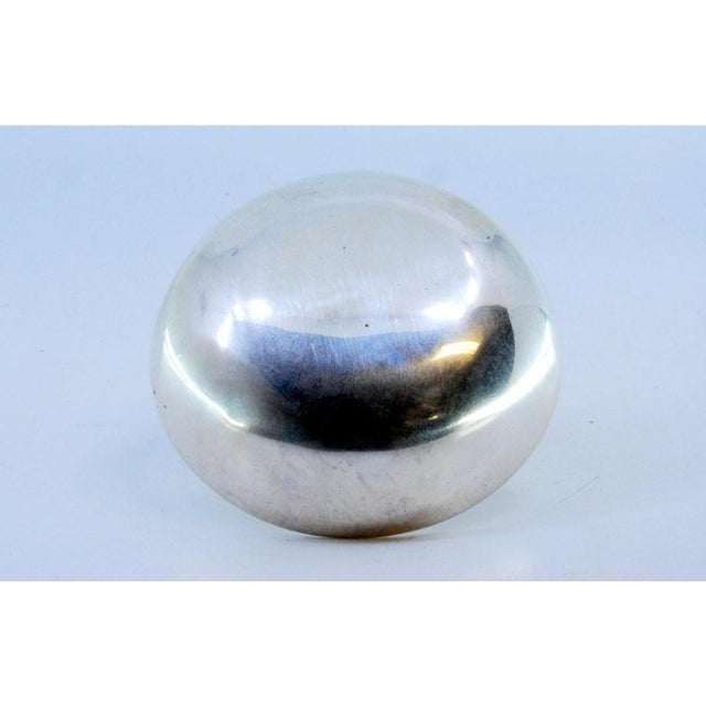 Silver Soup Ladle with Smooth Handle, in Very Good conditions. Designed 1890 to 1919 This piece has an attribution mark, I...