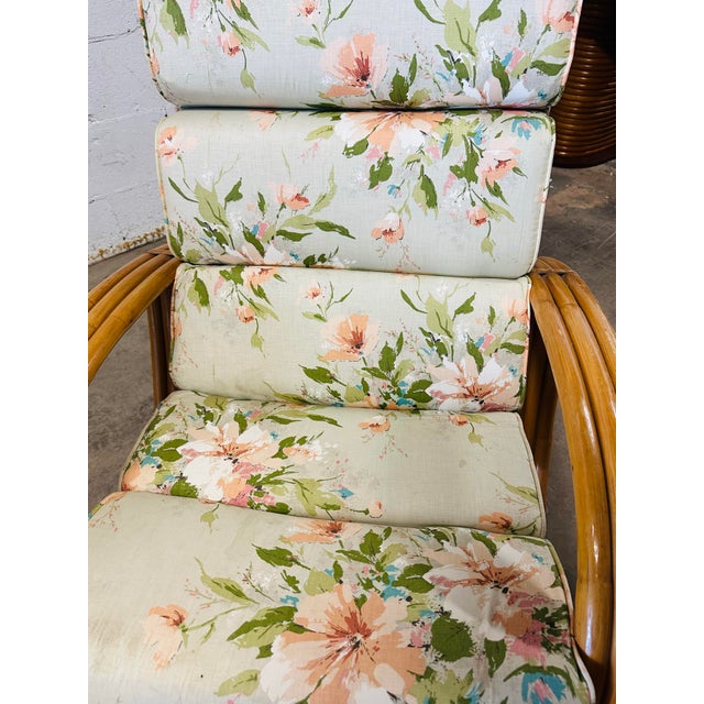 Mid-Century Three-Strand Pretzel Lounge Chair in the Style of Paul Frankl For Sale - Image 9 of 10