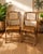 Rustic 1950s Boho Chic Bamboo & Rattan Folding Chairs, Pair For Sale - Image 3 of 13