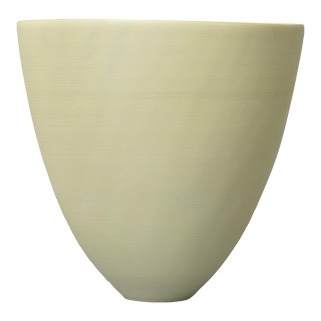 Medium Rina Menardi Light Pistachio Cup Shape Bowl For Sale
