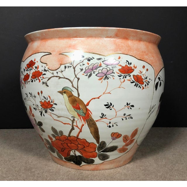 Vintage Japanese Fish Bowl Planter Chairish