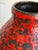 Mid 20th Century Large Red and Black Ceramic Floor Vase Mid-Century Modern For Sale - Image 5 of 10