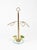 Midcentury amazing flower umbrella stand in brass and glass in the style of Cristal Arte. Made in Italy in the 1960s....
