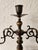Antique Three-Armed Candlestick in Bronze, 1960s For Sale - Image 11 of 18