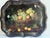 Black 1990s Ian Logan London English Tole Serving Tray 22" X 17" Painting by Mimi Roberts For Sale - Image 8 of 18