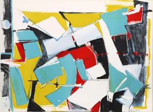 Jasha Green, "Untitled 5," Lithograph