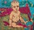 Original Oil Painting: "Baby" by Ukrainian Artist Tomasik 75-85 For Sale