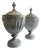 Neoclassic Adams Style English Garden Urns, a Pair, Late 19th Century For Sale