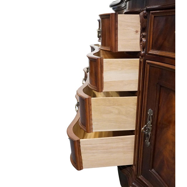Bernhardt Furniture Contemporary Traditional Style 76" Buffet W. Black Granite Top 368-133 For Sale - Image 9 of 15